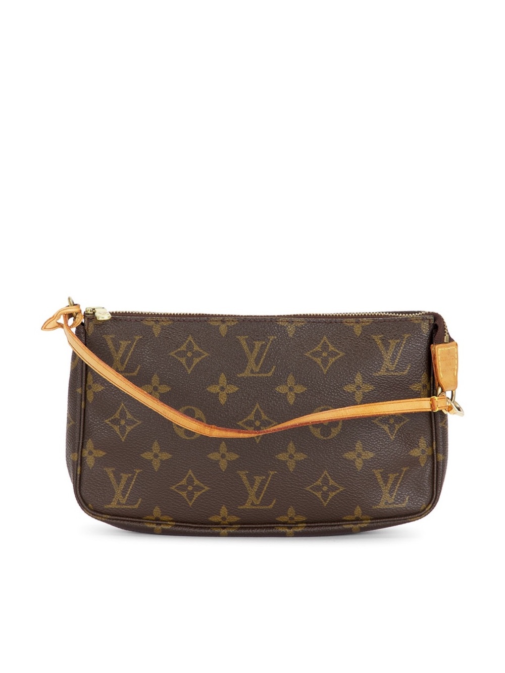 Louis Vuitton Monogram Mini Pochette in Brown and Gold - Picture 2 of 5